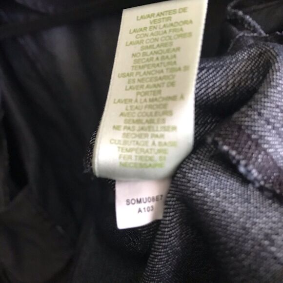 Sigrid Olsen Full Zip Top XL Long Sleeve Embroidery Indigo Lightweight Blue Coat - Picture 5 of 11